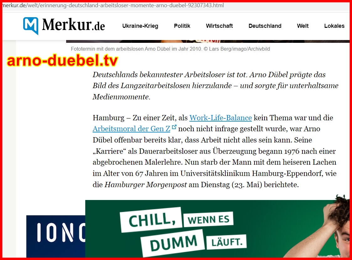Deutschlands berühmtester Arbeitsloser ist tot: Momente, die ihn zeigten, wie er war | Merkur.de